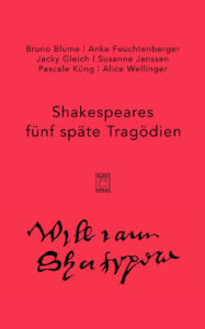 Buchcover "Shakespeares fünf späte Tragödien"